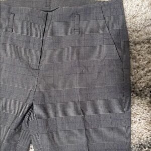 ZARA PLAID BELTED TROUSERS